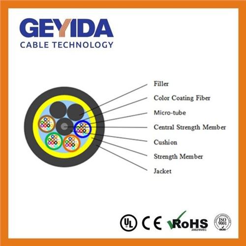 Indoor 72-144 Core Sub-unit Dry Structure Optic Fiber Cable