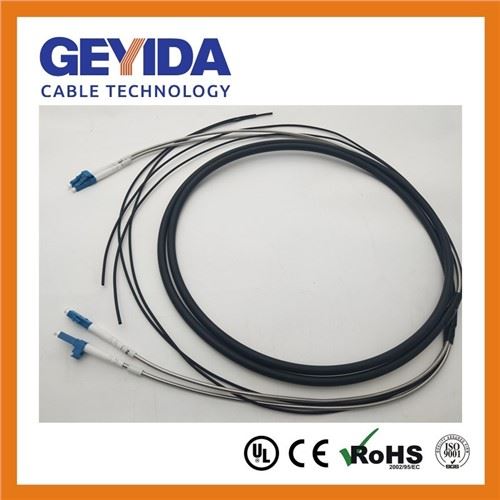 LC-LC Duplex Armored Fiber Optic Patch Cord