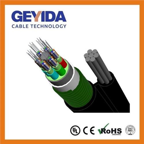 Figure 8 Aerial Armored Outdoor Fiber Optic Cable