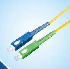 SCUPC-SCAPC Simplex Fiber Optic Patch Cord